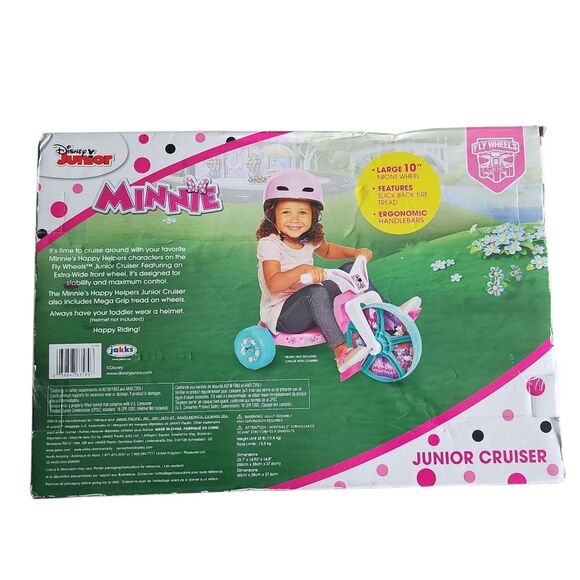 Disney Junior Minnie Mouse Cruiser Trike Bike Ages 2-4 Custom Character Ride New - Picture 3 of 12